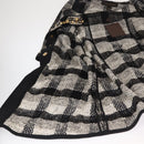 LOUIS VUITTON One Piece Knitted Fabrics Black White LV Auth 169143M-14