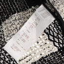 LOUIS VUITTON One Piece Knitted Fabrics Black White LV Auth 169143M-19