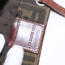 FENDI Zucca Canvas Tote Bag Black Brown Auth 169183-12