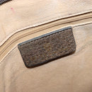 GUCCI GG Supreme Web Sherry Line Tote Bag PVC Beige Gold 010 378 Auth 169187-19