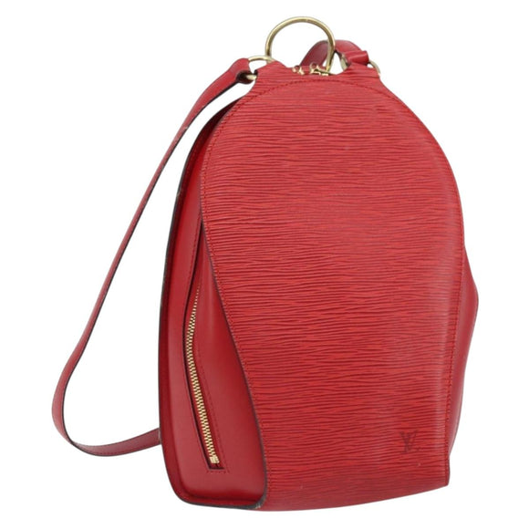 LOUIS VUITTON Epi Mabillon Backpack Castilian Red M52237 LV Auth 169192A