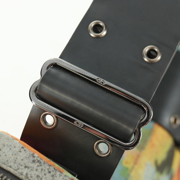 Christian Dior John Galliano SS 2024 Bag Canvas Multicolor Silver Auth 169197SM