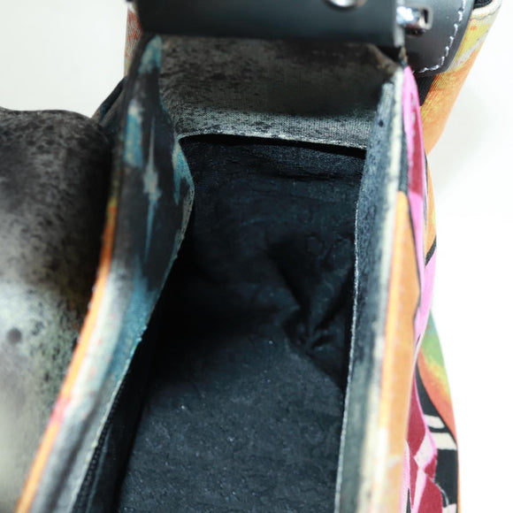 Christian Dior John Galliano SS 2024 Bag Canvas Multicolor Silver Auth 169197SM