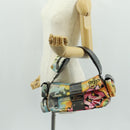 Christian Dior John Galliano SS 2024 Bag Canvas Multicolor Silver Auth 169197SM-30