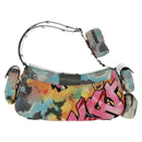 Christian Dior John Galliano SS 2024 Bag Canvas Multicolor Silver Auth 169197SM-2