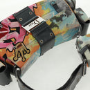 Christian Dior John Galliano SS 2024 Bag Canvas Multicolor Silver Auth 169197SM-6