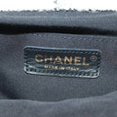 CHANEL Backpack Tweed Gold White CC Auth 169198SM-27