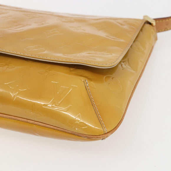 LOUIS VUITTON Monogram Vernis Thompson Street Bag Beige M91301 LV Auth 169211