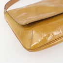 LOUIS VUITTON Monogram Vernis Thompson Street Bag Beige M91301 LV Auth 169211-14