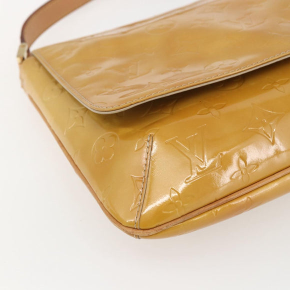 LOUIS VUITTON Monogram Vernis Thompson Street Bag Beige M91301 LV Auth 169211