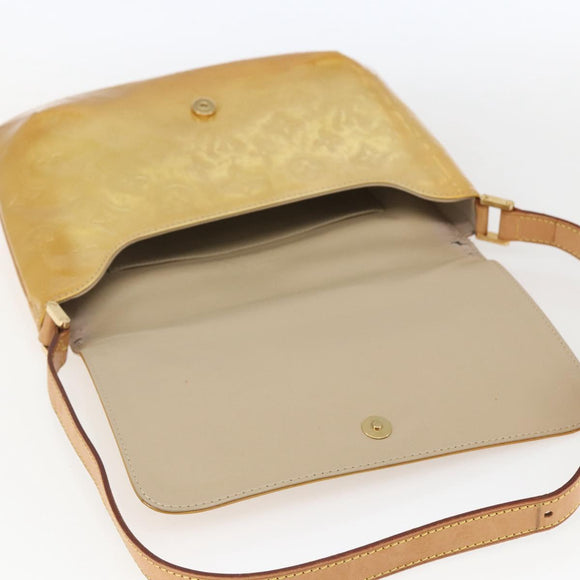 LOUIS VUITTON Monogram Vernis Thompson Street Bag Beige M91301 LV Auth 169211