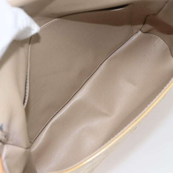 LOUIS VUITTON Monogram Vernis Thompson Street Bag Beige M91301 LV Auth 169211