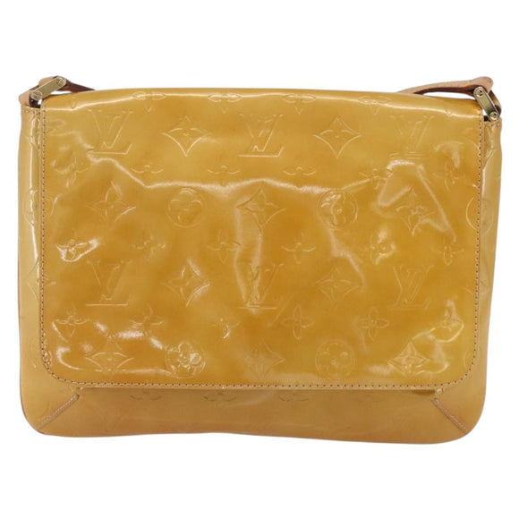 LOUIS VUITTON Monogram Vernis Thompson Street Bag Beige M91301 LV Auth 169211