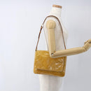 LOUIS VUITTON Monogram Vernis Thompson Street Bag Beige M91301 LV Auth 169211-21