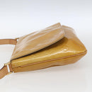 LOUIS VUITTON Monogram Vernis Thompson Street Bag Beige M91301 LV Auth 169211-3