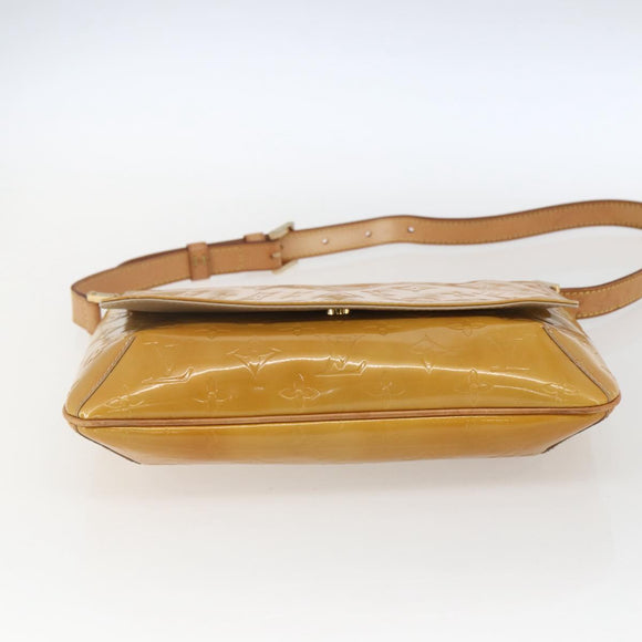 LOUIS VUITTON Monogram Vernis Thompson Street Bag Beige M91301 LV Auth 169211