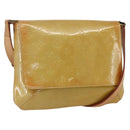 LOUIS VUITTON Monogram Vernis Thompson Street Bag Beige M91301 LV Auth 169212-1