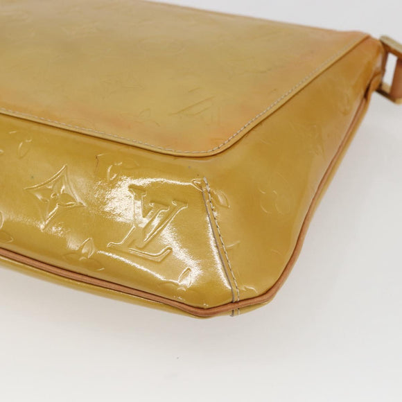 LOUIS VUITTON Monogram Vernis Thompson Street Bag Beige M91301 LV Auth 169212