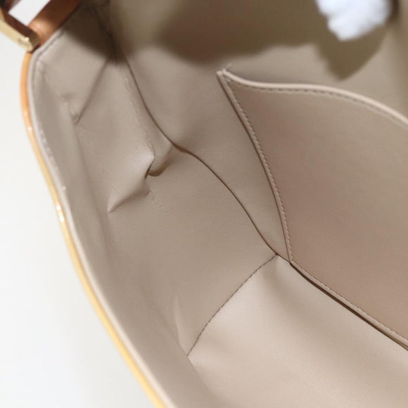 LOUIS VUITTON Monogram Vernis Thompson Street Bag Beige M91301 LV Auth 169212