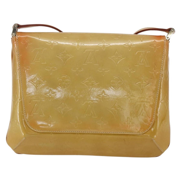 LOUIS VUITTON Monogram Vernis Thompson Street Bag Beige M91301 LV Auth 169212