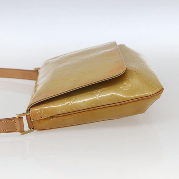 LOUIS VUITTON Monogram Vernis Thompson Street Bag Beige M91301 LV Auth 169212