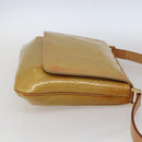 LOUIS VUITTON Monogram Vernis Thompson Street Bag Beige M91301 LV Auth 169212-4