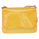 LOUIS VUITTON Monogram Vernis Thompson Street Bag Lime Yellow M91071 Auth 169213-13