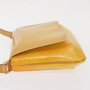 LOUIS VUITTON Monogram Vernis Thompson Street Bag Lime Yellow M91071 Auth 169213-4