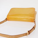 LOUIS VUITTON Monogram Vernis Thompson Street Bag Lime Yellow M91071 Auth 169213-6