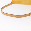 LOUIS VUITTON Monogram Vernis Thompson Street Bag Lime Yellow M91071 Auth 169213-7