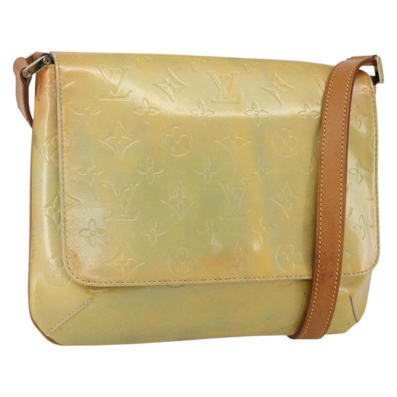 LOUIS VUITTON Monogram Vernis Thompson Street Bag Gris M91008 LV Auth 169214
