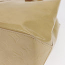 LOUIS VUITTON Monogram Vernis Reade PM Hand Bag Beige M91334 LV Auth 169215-16