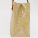 LOUIS VUITTON Monogram Vernis Reade PM Hand Bag Beige M91334 LV Auth 169215-4