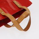 LOUIS VUITTON Monogram Vernis Reade PM Hand Bag Red Rouge M91088 LV Auth 169217-8