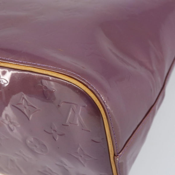 LOUIS VUITTON Monogram Vernis Houston Handtasche Lila Viole M91093 Auth 169218