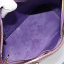 LOUIS VUITTON Monogram Vernis Houston Handtasche Lila Viole M91093 Auth 169218-11