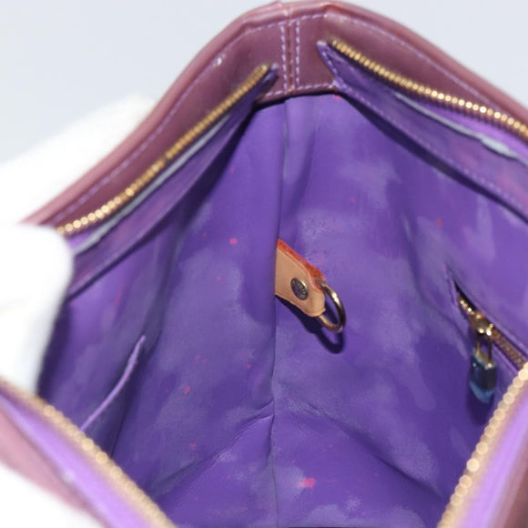 LOUIS VUITTON Monogram Vernis Houston Handtasche Lila Viole M91093 Auth 169218