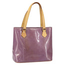 LOUIS VUITTON Monogram Vernis Houston Handtasche Lila Viole M91093 Auth 169218-1