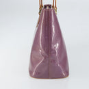 LOUIS VUITTON Monogram Vernis Houston Hand Bag Purple Viole M91093 Auth 169218-3