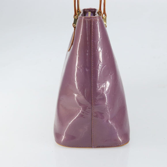 LOUIS VUITTON Monogram Vernis Houston Handtasche Lila Viole M91093 Auth 169218