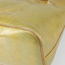 LOUIS VUITTON Monogram Vernis Houston Hand Bag Gris M91053 LV Auth 169219-17