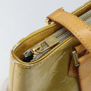 LOUIS VUITTON Monogram Vernis Houston Hand Bag Gris M91053 LV Auth 169219-20