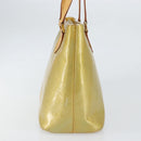 LOUIS VUITTON Monogram Vernis Houston Hand Bag Gris M91053 LV Auth 169219-3