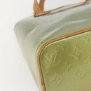 LOUIS VUITTON Monogram Vernis Houston Hand Bag Gris M91053 LV Auth 169221-14