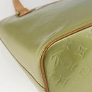 LOUIS VUITTON Monogram Vernis Houston Hand Bag Gris M91053 LV Auth 169221-16