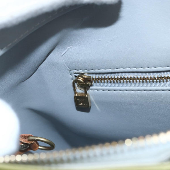 LOUIS VUITTON Monogram Vernis Houston Hand Bag Gris M91053 LV Auth 169221