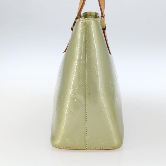 LOUIS VUITTON Monogram Vernis Houston Hand Bag Gris M91053 LV Auth 169221