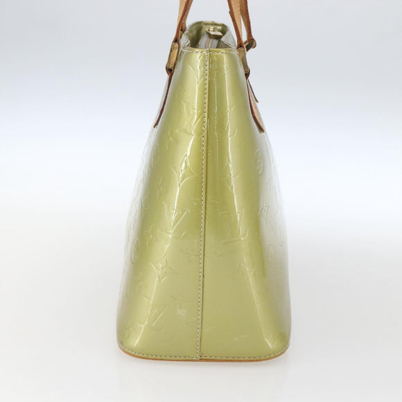 LOUIS VUITTON Monogram Vernis Houston Hand Bag Gris M91053 LV Auth 169221