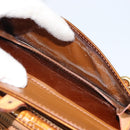 LOUIS VUITTON Monogram Vernis Christy MM Shoulder Bag Bronze M91109 Auth 169230-11