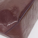 LOUIS VUITTON Monogram Vernis Reade PM Hand Bag Purple Viole M93578 Auth 169233V-8